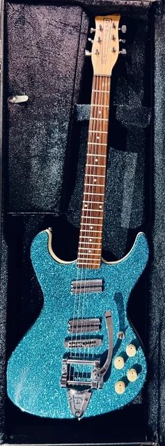 Chitarra Elettrica NUOVA Danelectro Hodad Blue Sparkle 1999