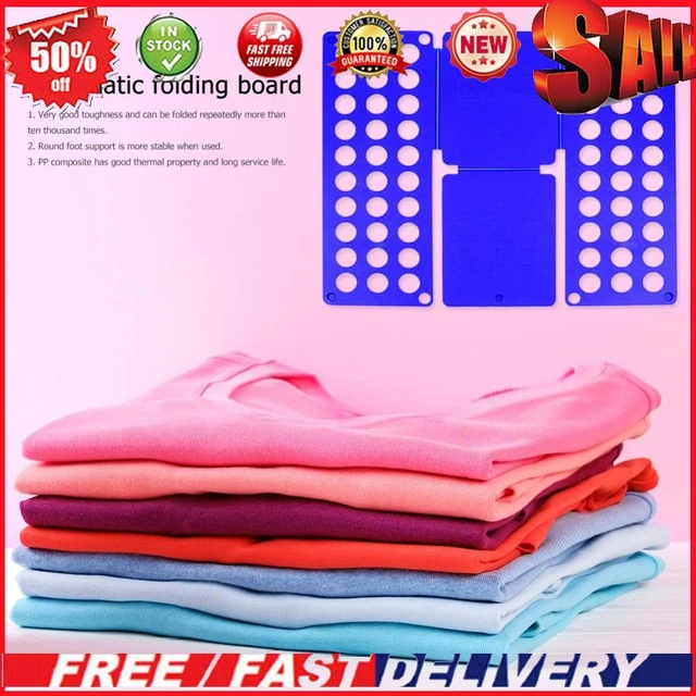 Organizzatore Tavola Pieghevole Lavanderia Bambini Abbigliamento Regolabile (Blu)