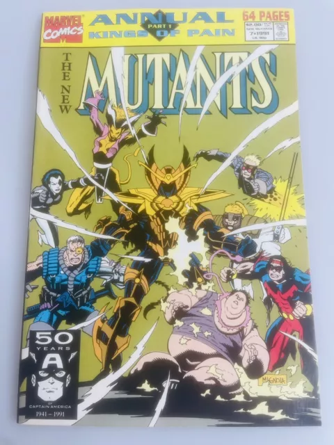 Marvel Comics The New Mutants Annual #7 1991 Mignola Kings Of Pain Cable Warpath