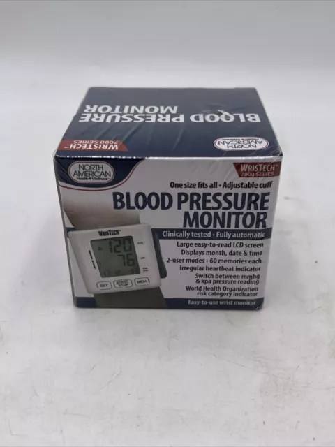 Monitor de presión arterial Wristech serie 7000 puño ajustable talla única