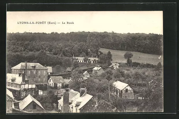 CPA Lyons-la-Foret, Le Roule, vue générale