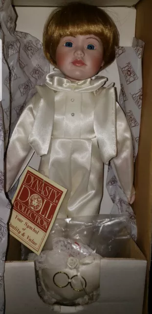 Dynasty (Vintage/Porcelain) Doll Collection(Blue Eyes)- Ring Bearer