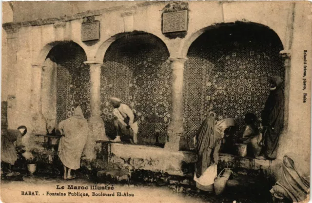 CPA AK RABAT - Morocco Public Fountain (796648)