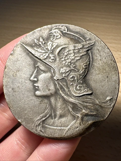 Médaille Française En Argent Du XIXe Siècle - Cercle De La Librairie / Syndicat Des Industries