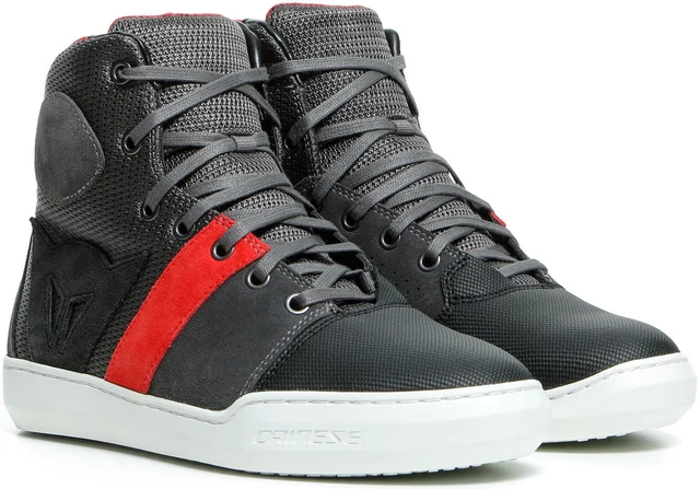 Dainese York Air Damenschuhe - Phantom/Rot - Neu! Schneller Versand!