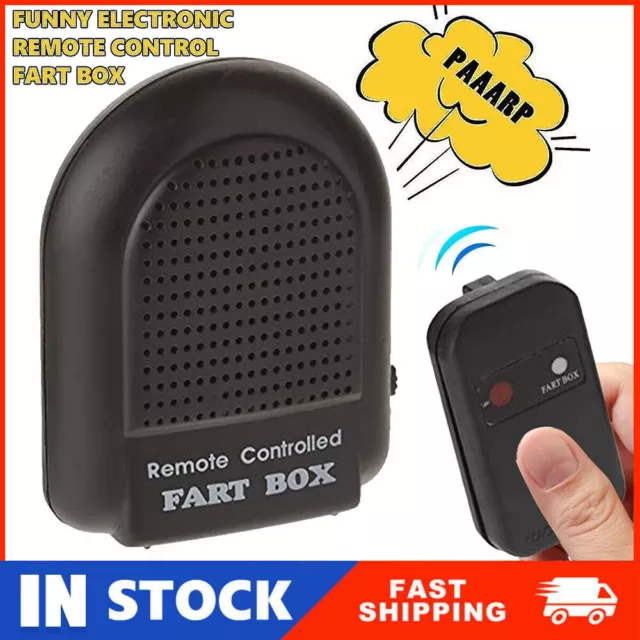 NEW Electronic Remote Controlled Fart Box Machine Farting Sound Funny Joke Prank