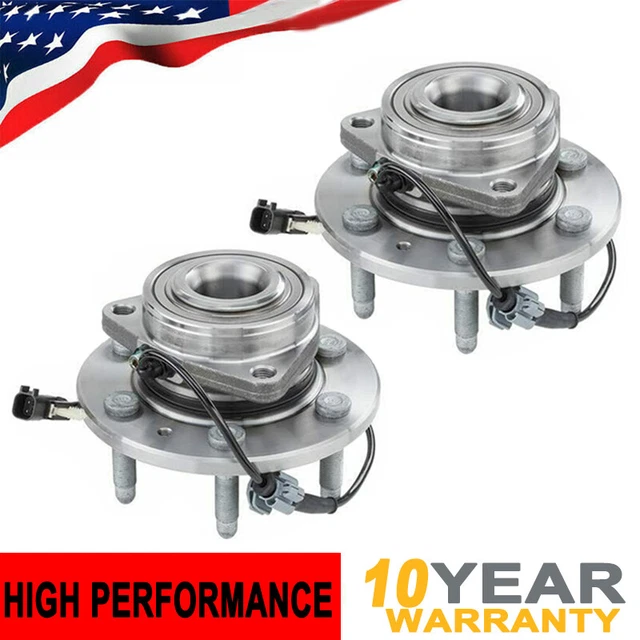 FRONT WHEEL BEARING Hubs for Chevy GMC Silverado Sierra 1500 Tahoe