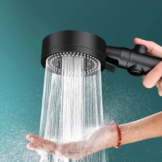 1pc high pressure shower head, multi-functional hand held sprinkler with 5 modes