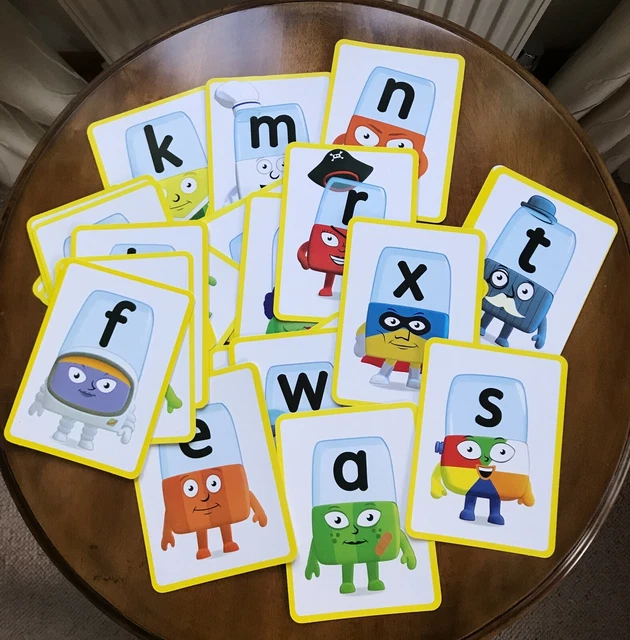 PACK OF CBEEBIES Alphablocks Letter Sounds Child Learning Activity ...