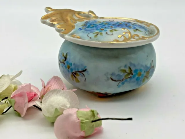 Vintage Handbemaltes Porzellanstück - Pauline Millross Vergoldete Trinket Box