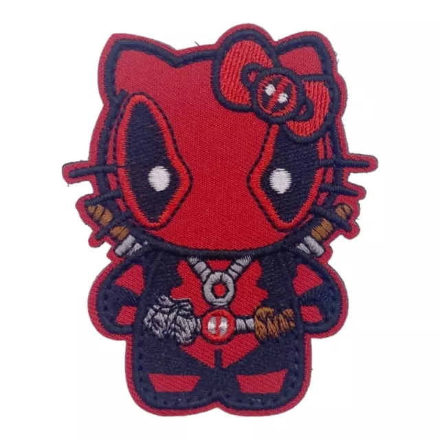 Deadpool gato velcro parche paintball airsoft lasertag aplicación