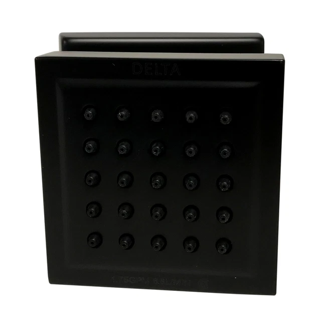Delta 50150-BL Mate Black-Polished Simple Operación Cuerpo Spray Ducha Teléfono