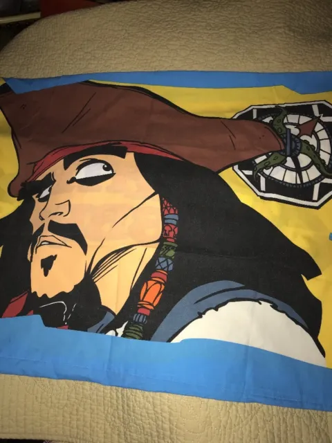 Funda de almohada Disney Piratas del Caribe tamaño estándar Jack Sparrow Johnny Dep