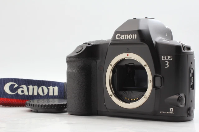 [Near MINT] Canon EOS 3 EOS3 35mm SLR Film Camera Body Strap Body cap From JAPAN