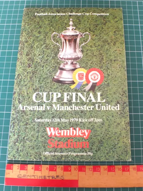 Arsenal V Manchester United - 1979 Challenge Cup Final Wembley