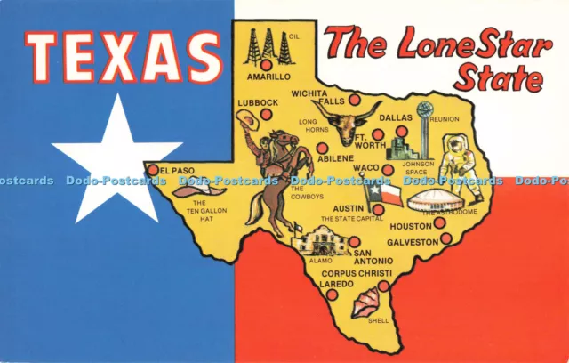 R686683 Texas. The Lone Star State. A. W. Distributors. H. S. Crocker. Mirro Kro