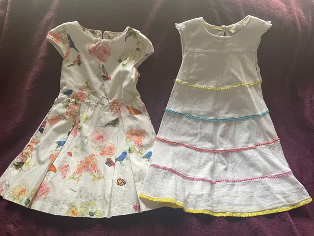 Girls summer dresses bundle x2 Next, Boden 6-7 years