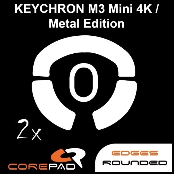 Corepad Skatez Keychron M3 Mini Wireless Ersatz Mausfüße Mausgleiter Teflon