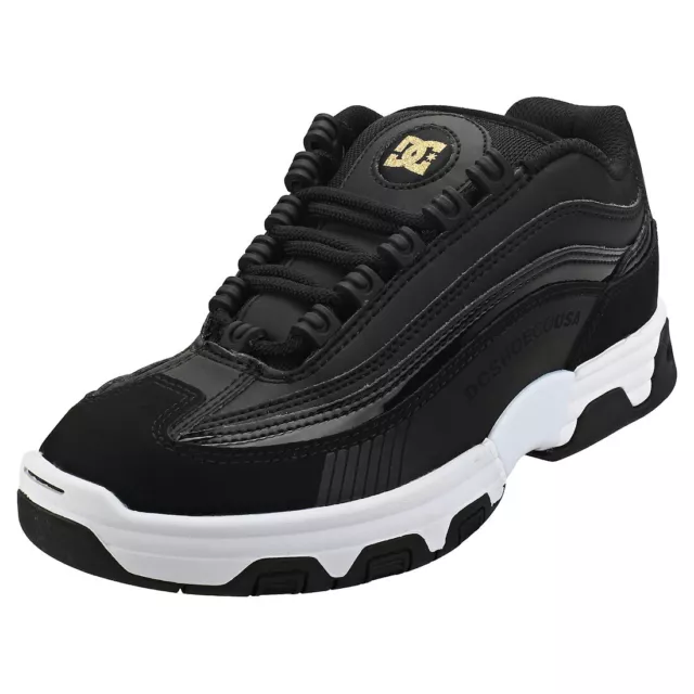 DC Shoes Legacy Lite Femme Black Gold Baskets Patin