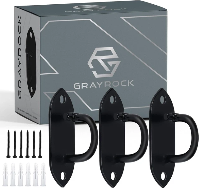 RESISTANCE BAND WALL Hooks, Workout Wall Mount Anchors, Ceiling Mounted