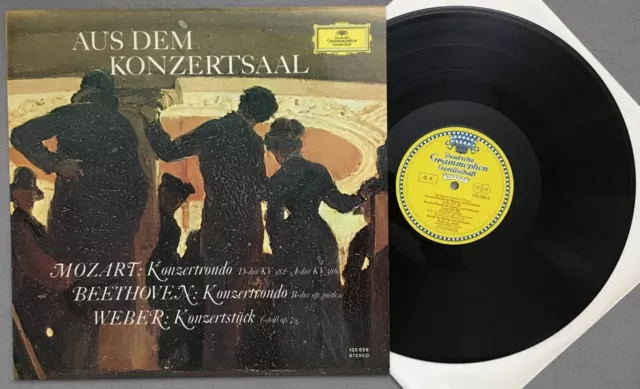 P687 Mozart Beethoven Rondos for Piano Richter Fricsay DGG 135 059 Stereo Tulip