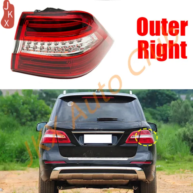LED Right Outer Side Tail Light For Mercedes W166 ML350 ML500 ML63 2012-2015