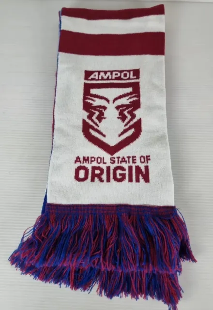 Burley Sekem Ampol NRL State of Origin Reversible NSW & Qld Scarf OSFM