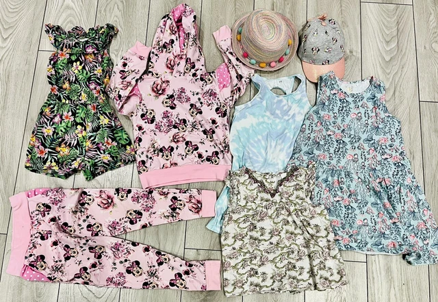 Pacchetto Abbigliamento Ragazze Taglia 5-6 Anni 16 Articoli H&M Mountain Warehouse Gap Disney