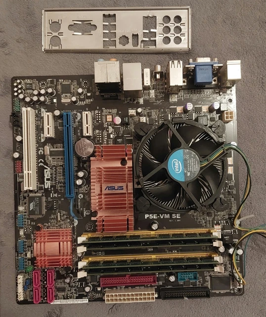 Lot Carte Mère Asus P5B-VM SE + Processeur + RAM + Ventirad - Occasion