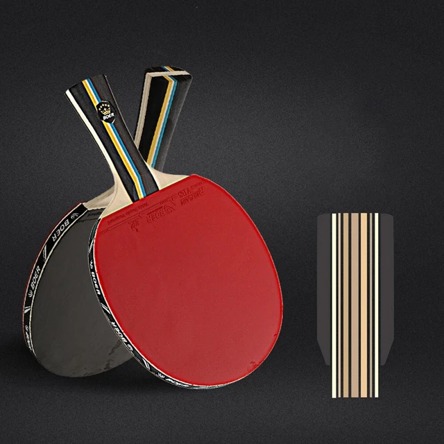 Plaque De Raquette Ping-pong Bois Long Manche – Style Attaque Rapide, Point De Frappe Large, Rebond Puissant – Pour Joueurs Offensifs