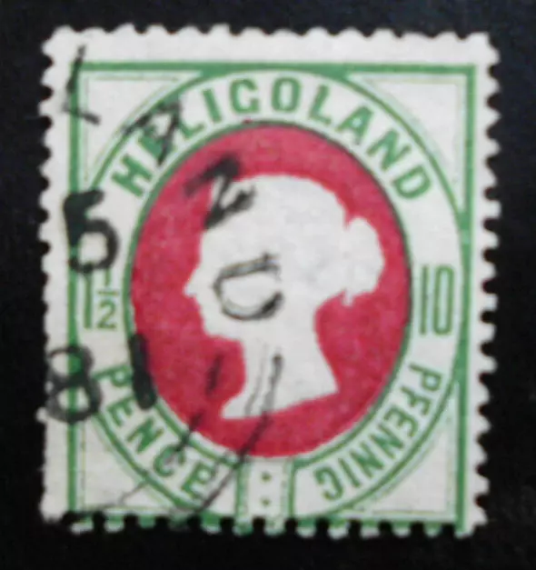 Helgoland, Mi.-Nr.: 14 , gestempelt Helgoland BPP geprüft