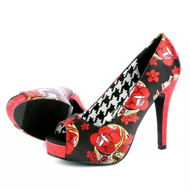 Iron Fist New Collection Slow Dance Platform Black/Red