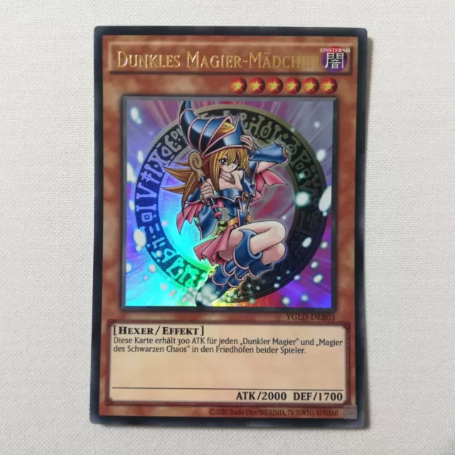 YuGiOh Karten Toon Dunkles Magier-Mädchen Ultra Rare 6 Karten Set deutsch 2