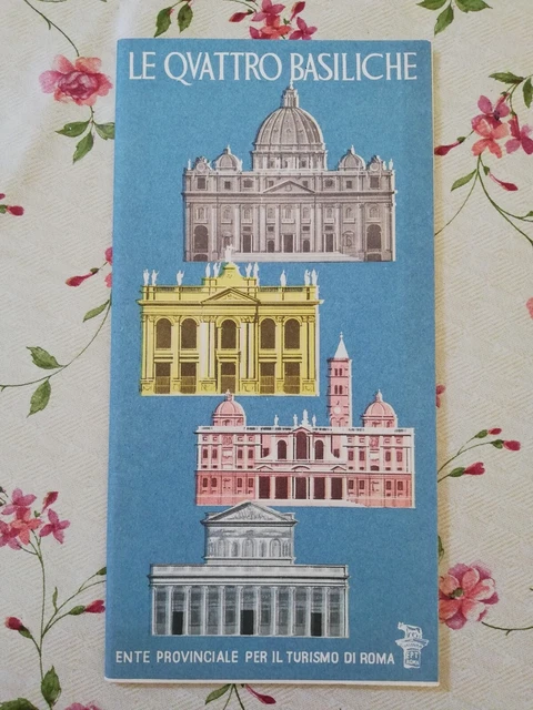 BROCHURE INFORMAZIONI TURISTICHE + Cartina della Città Roma Le 4 ...