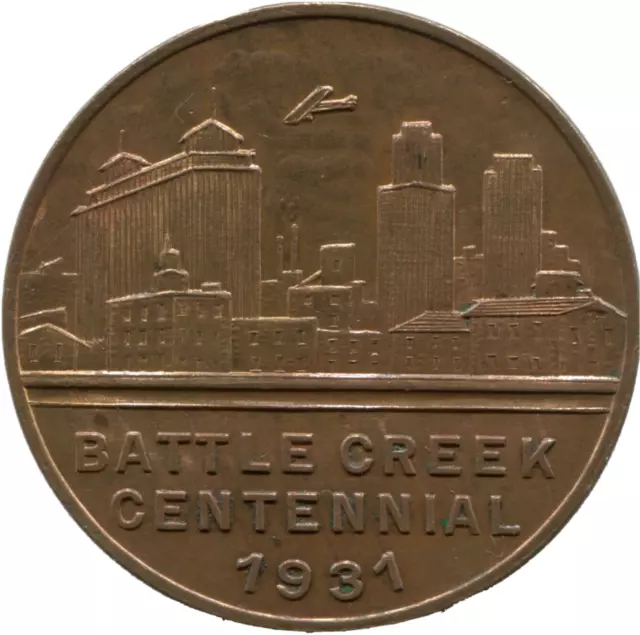 1931 MI HK 678 - SC$1 - R 5 - Battle Creek Centennial - OSM - Lot # TT 2771