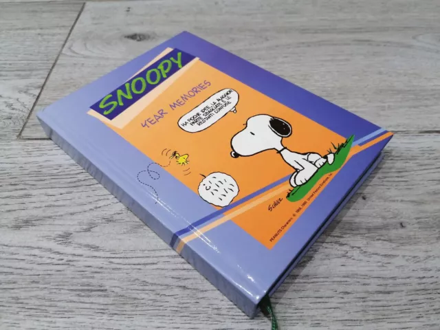 Diario Agenda Scuola Snoopy & Friends School Memories Anni 80/90 Vintage #2