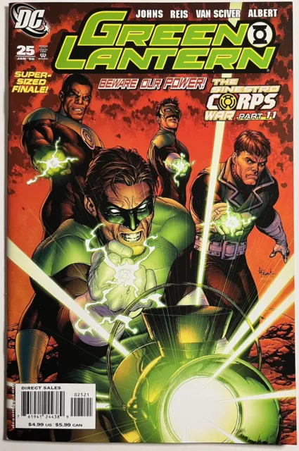 Green Lantern 25 Frank Retailer Incentive Variant NM- DC Comics 2008
