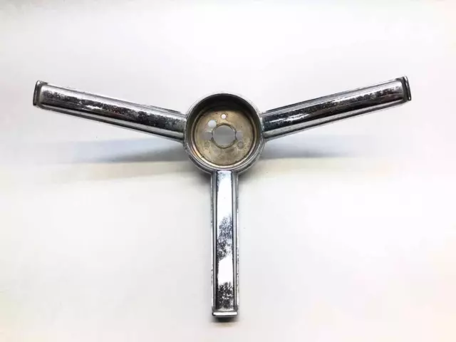 1967 Chevy II Nova Deluxe Steering Wheel Chrome Horn Shroud Trim Oem 9746467