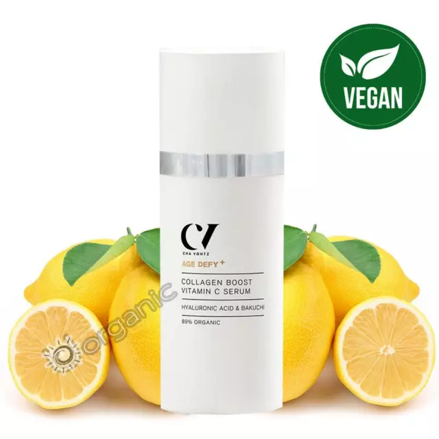 Green People Organic Age Defy+ Collagen Boost Vitamin C Facial Serum 30ml