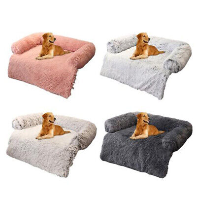 Soft Plush Dog Mat Sofa, Calming Dog Bed Ultra Soft Fur Pet Beds Soft Washable P