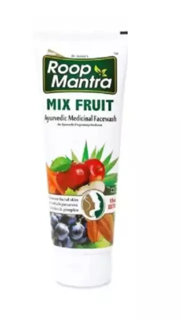 Roop Mantra Mix Fruit 115 ml, paquete de 1 limpiador facial (115 ml)