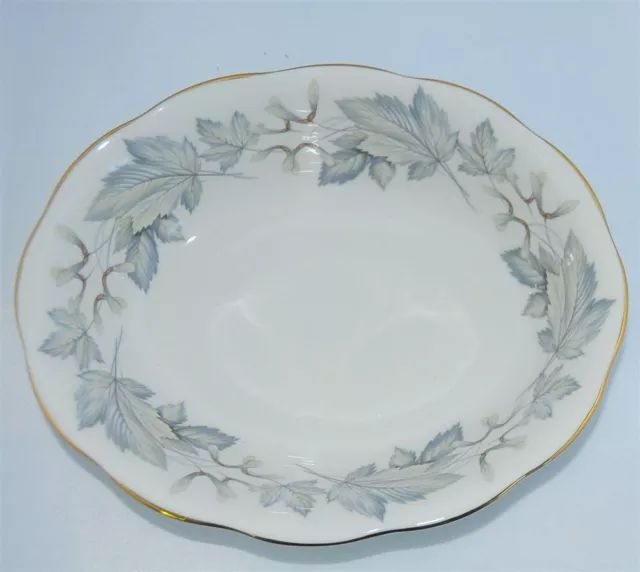 ROYAL ALBERT SILVER MAPLE 9" OVAL VEGETABLE SERVING DISH / BOWL ( 4 Available ) 2