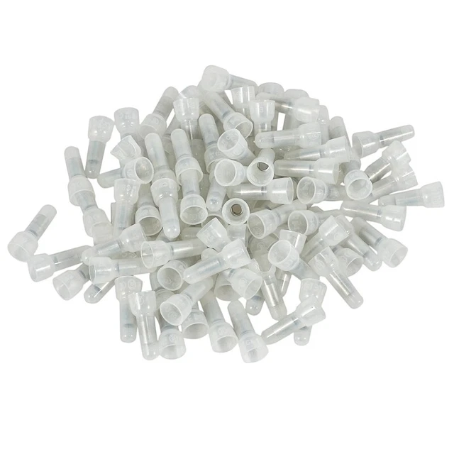 100pcs Nylon Closed End Insulated Connectors Wire Crimp Terminal 16-14 AWG A4S8