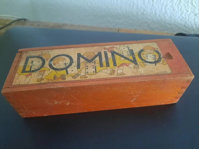 Ancien Jeu De Dominos Os Ébène 19 Ème/jeu ancien collection/old domino game