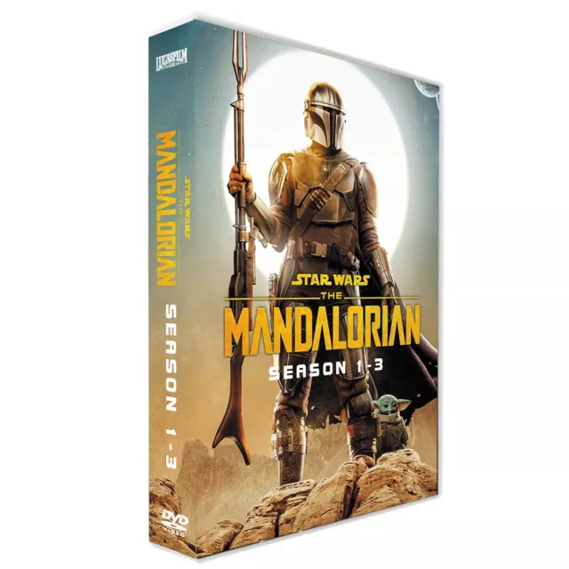 Star Wars The Mandalorian: Complete Series Season 1-3 (DVD, 7-Disc Box Set) New