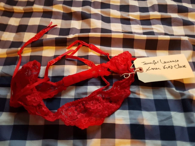 XMEN FIRST CLASS Jennifer Lawrence Mystique Red Garter Belt Used Prop! Very  Rare £70.00