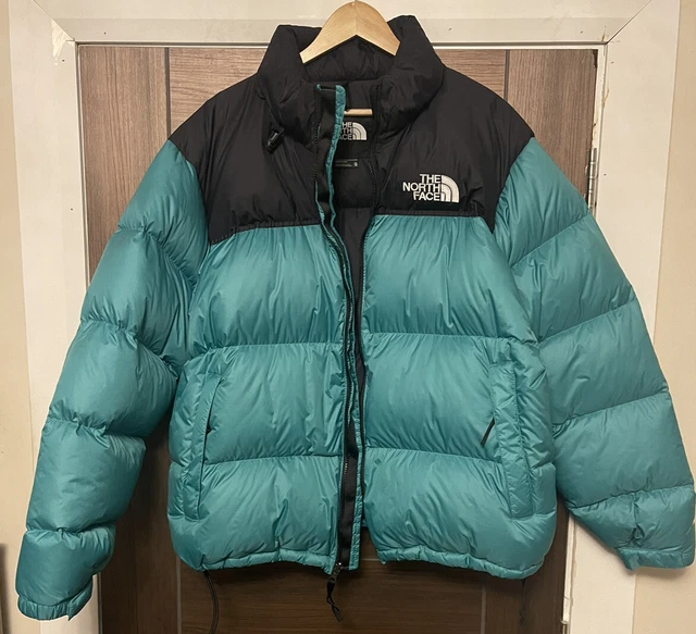 Giacca tampone The North Face verde porcellana Nuptse 700 XL £300 SENZA PREZZO DI RISERVA