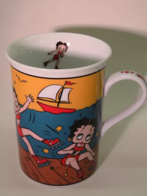Coffee Tea Porcelain Mug Cup: BETTY BOOP Cartoon "On the Boardwalk" Danbury Mint