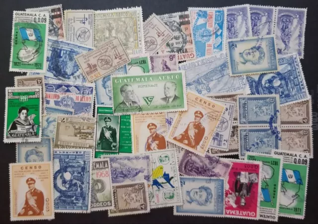 GUATEMALA Vintage Used Unused MINT MH Stamp Lot T1358