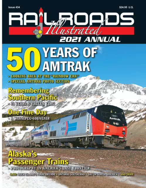 RAILROADS ILLUSTRATED 2021 ANNUAL (50 Years of AMTRAK) - BRAND NEW BOOK